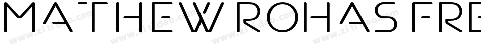 Mathew Rohas Free字体转换